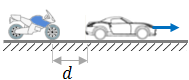 Car and motorcycle distance - example 17