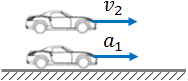 Distance between two cars - example 6