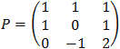 Matrices eigenvectors