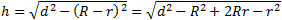 Tangent line length