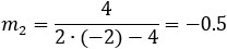 m_2=1/(2∙1.3-6)=-0.294