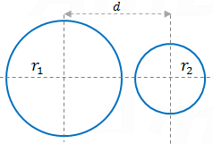 Two seperated circles