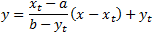Tangent line equation
