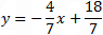 Line equation